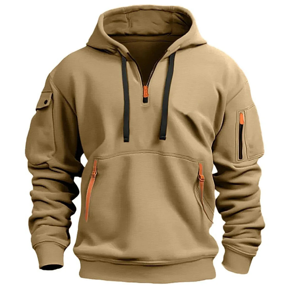 2024 Multi-Pocket Fleece Hoodie