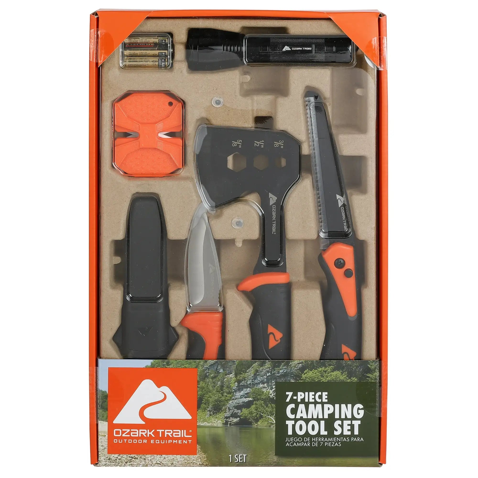 Ozark Trail 7-Piece Camping Tool Set